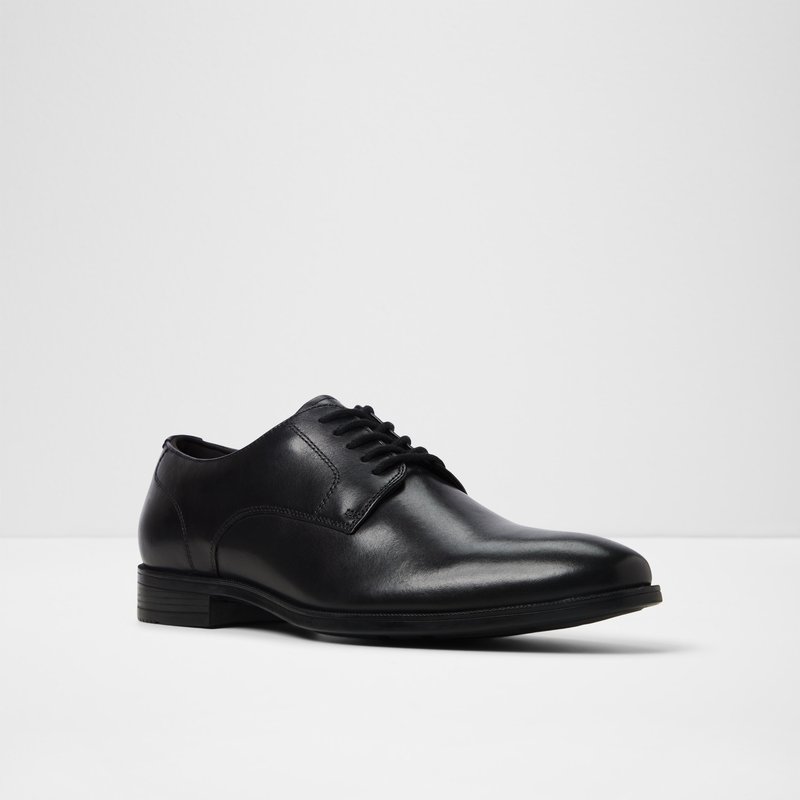 Aldo derby cipele INTANJAY-IN LEA SMOOTH - crna 3