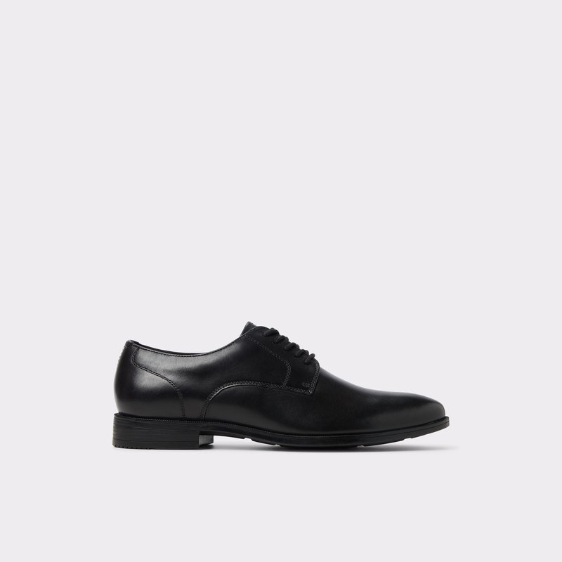 Aldo derby cipele INTANJAY-IN LEA SMOOTH - crna 1