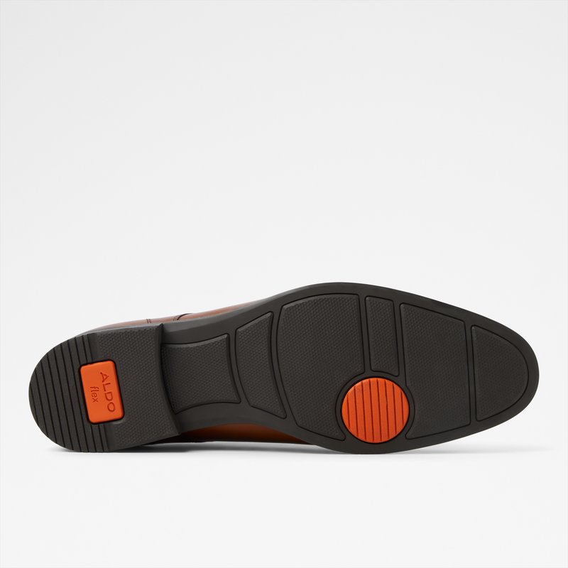 Aldo derby cipele INTANJAY-IN LEA SMOOTH - smeđa 6