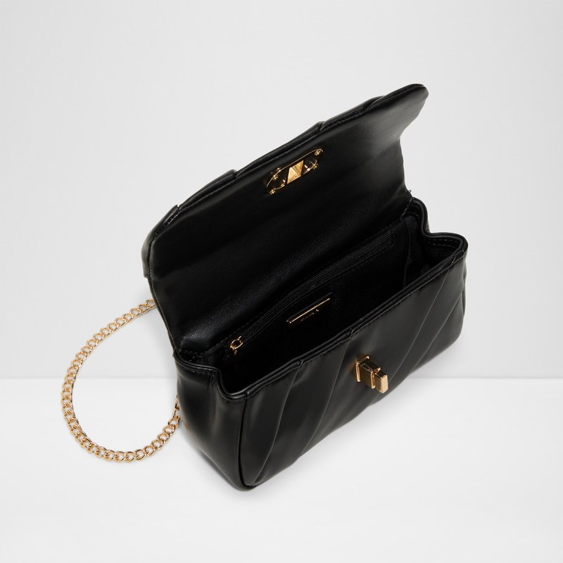 Aldo torbica za nošenje na ramenu ISALEA SYN MIX MAT - crna 5