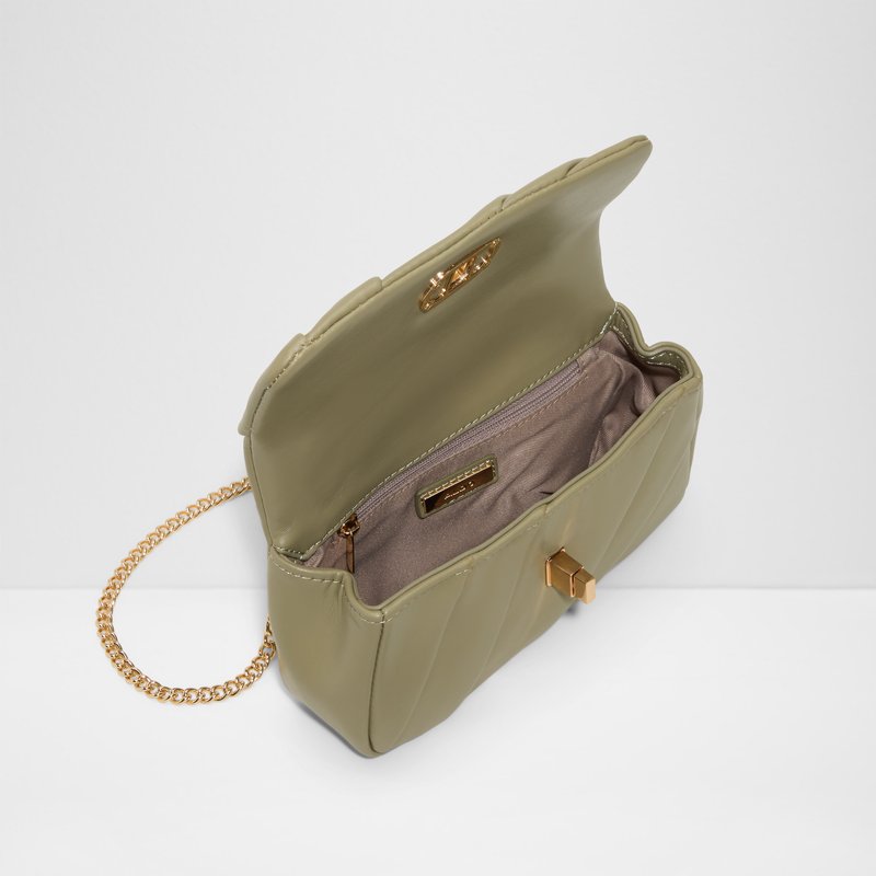 Aldo torbica za nošenje na ramenu ISALEA SYN MIX MAT - zelena 5