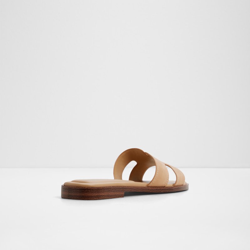 Aldo ravne natikače ITSANDAL LEA NUBUCK - bež 2