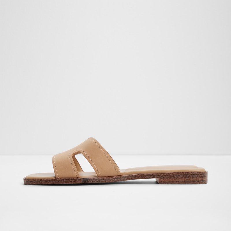 Aldo ravne natikače ITSANDAL LEA NUBUCK - bež 6