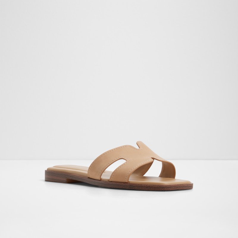 Aldo ravne natikače ITSANDAL LEA NUBUCK - bež 3