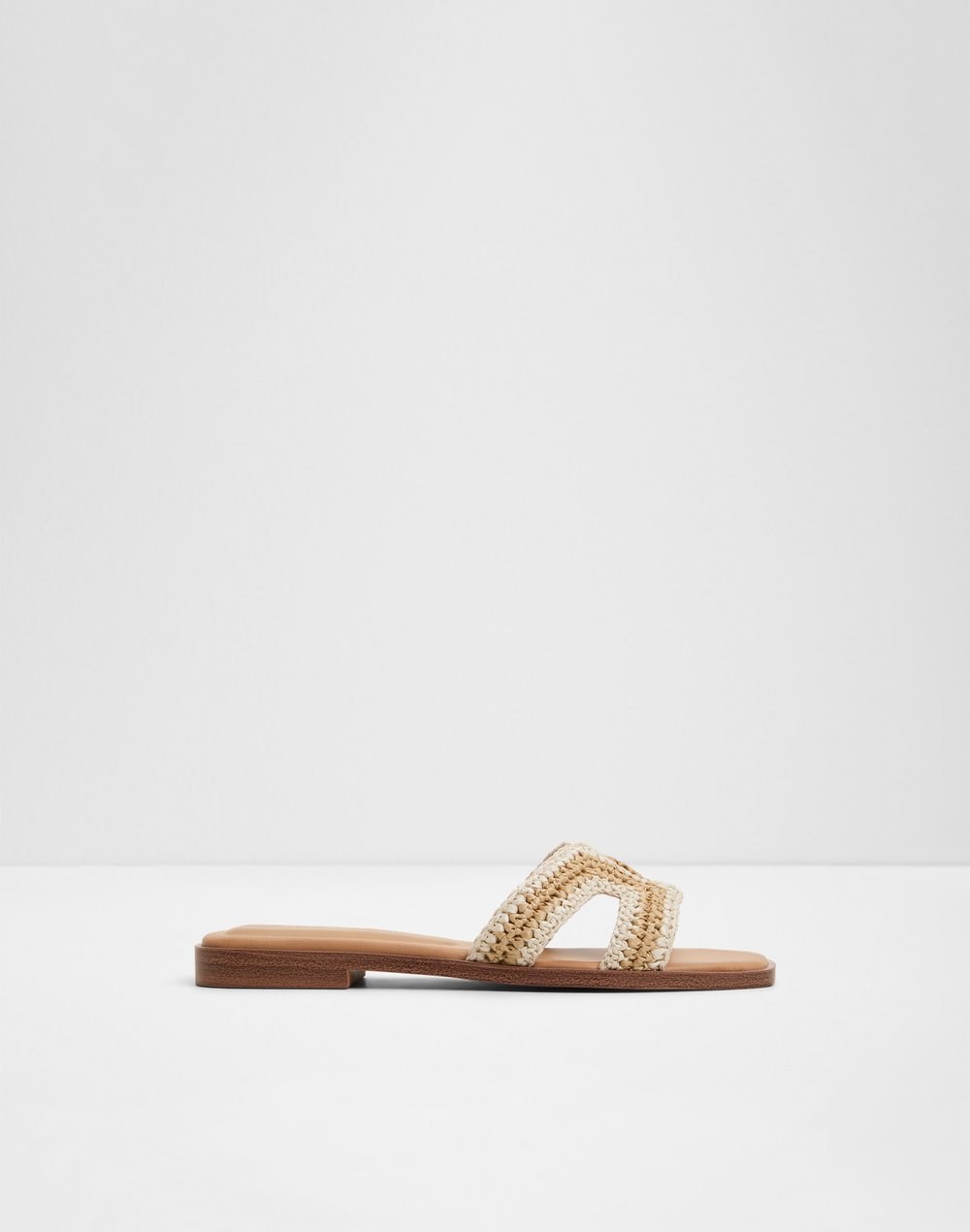 Aldo ravne natikače ITSANDAL TEX RAFFIA - bež