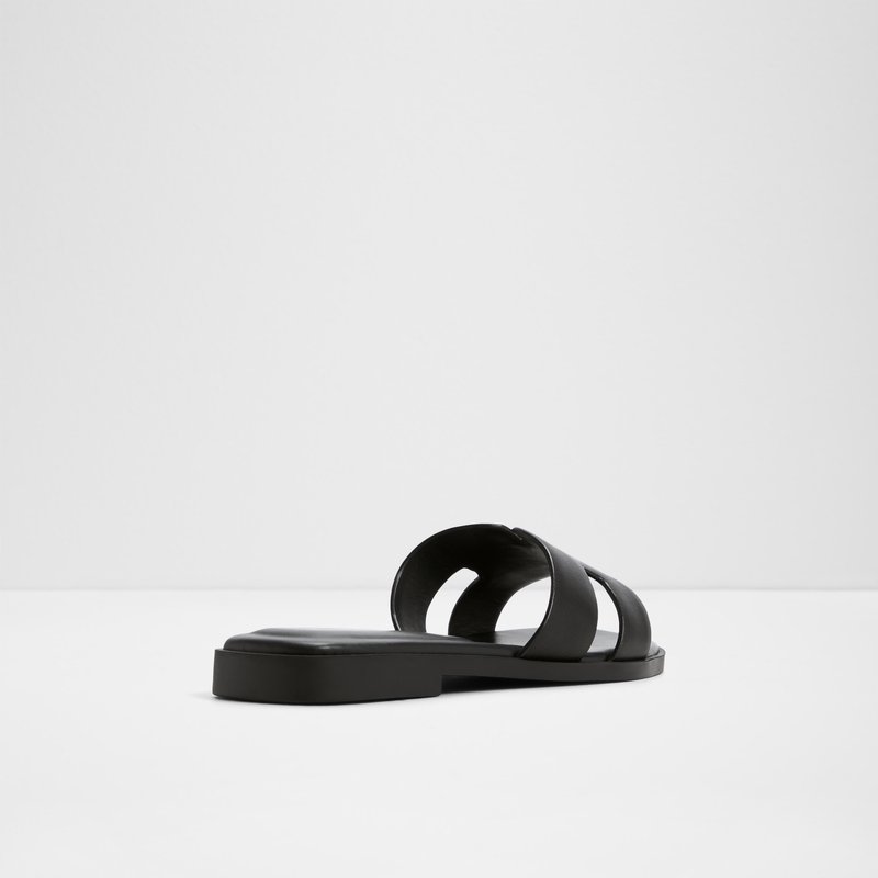 Aldo ravne natikače ITSANDAL LEA SMOOTH - crna 6