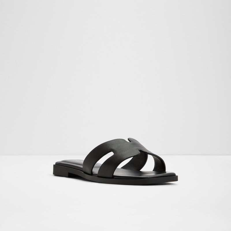 Aldo ravne natikače ITSANDAL LEA SMOOTH - crna 3
