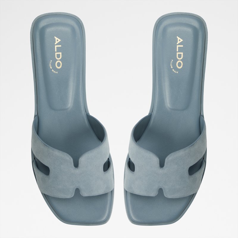 Aldo natikače ITSANDAL LEA SUEDE - plava 5