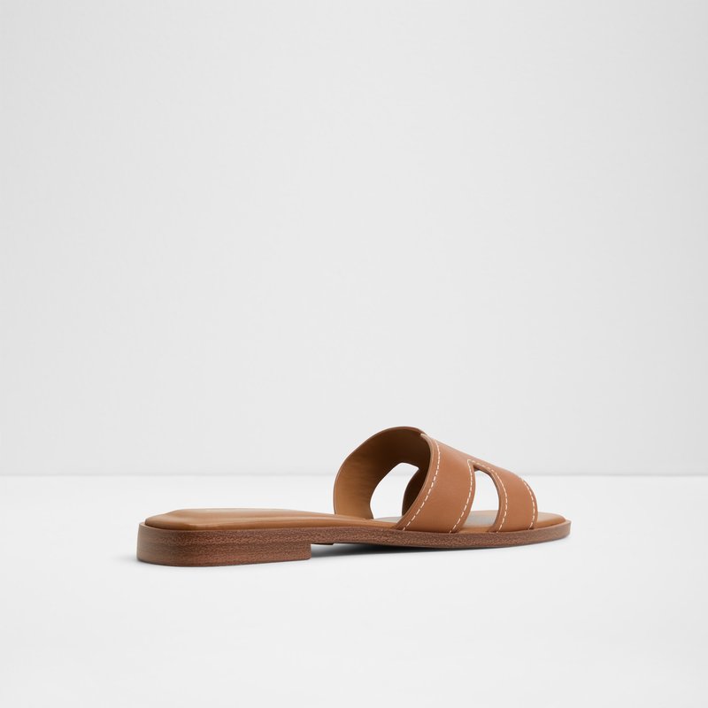 Aldo ravne natikače ITSANDAL LEA SMOOTH - smeđa 5