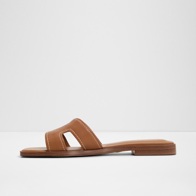 Aldo ravne natikače ITSANDAL LEA SMOOTH - smeđa 2