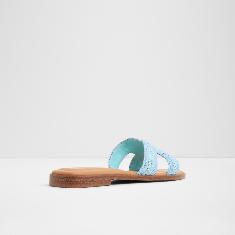 Aldo ravne natikače ITSANDAL TEX RAFFIA - plava 2