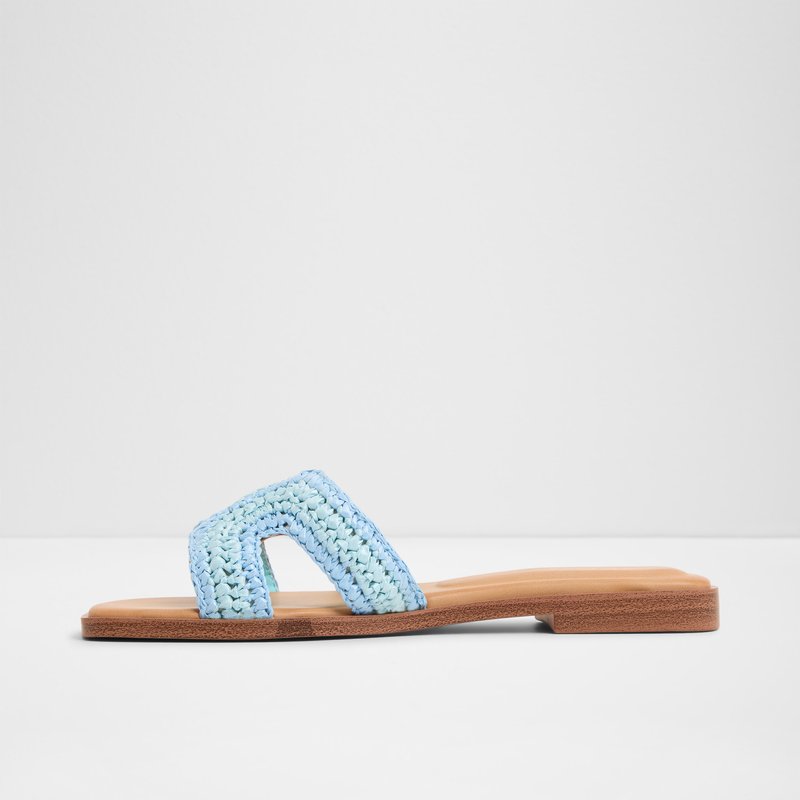 Aldo ravne natikače ITSANDAL TEX RAFFIA - plava 6