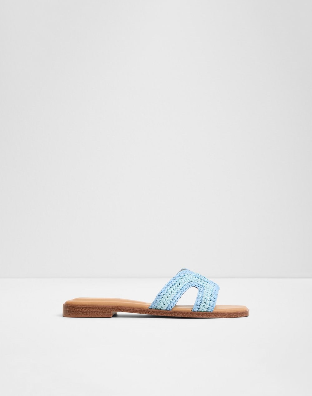 Aldo ravne natikače ITSANDAL TEX RAFFIA - plava