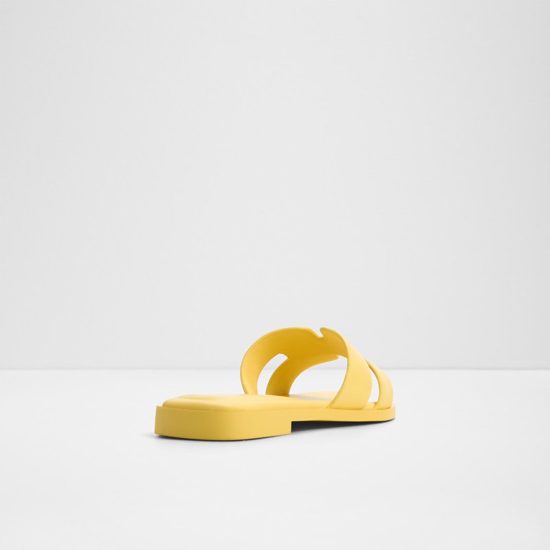 Aldo ravne natikače ITSANDAL LEA SMOOTH - žuta 2