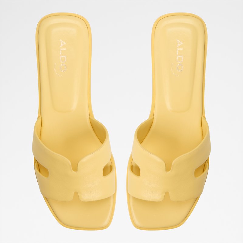 Aldo ravne natikače ITSANDAL LEA SMOOTH - žuta 6