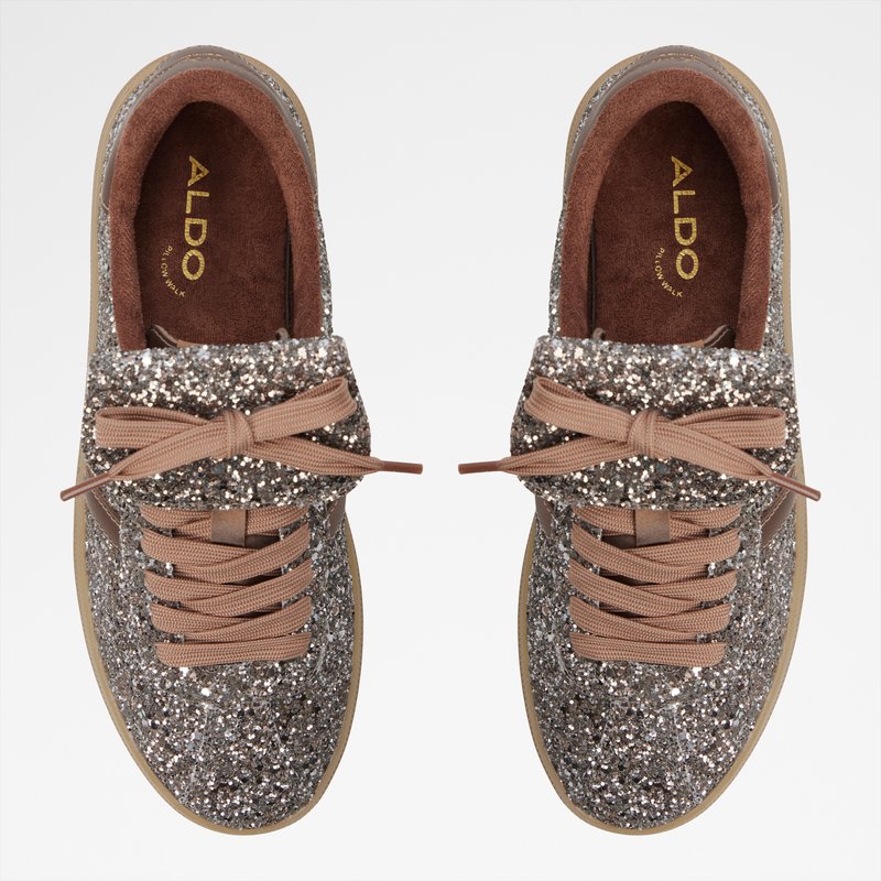 Aldo ženske tenisice ITSNEAKER SYN GLITTER - smeđa 6
