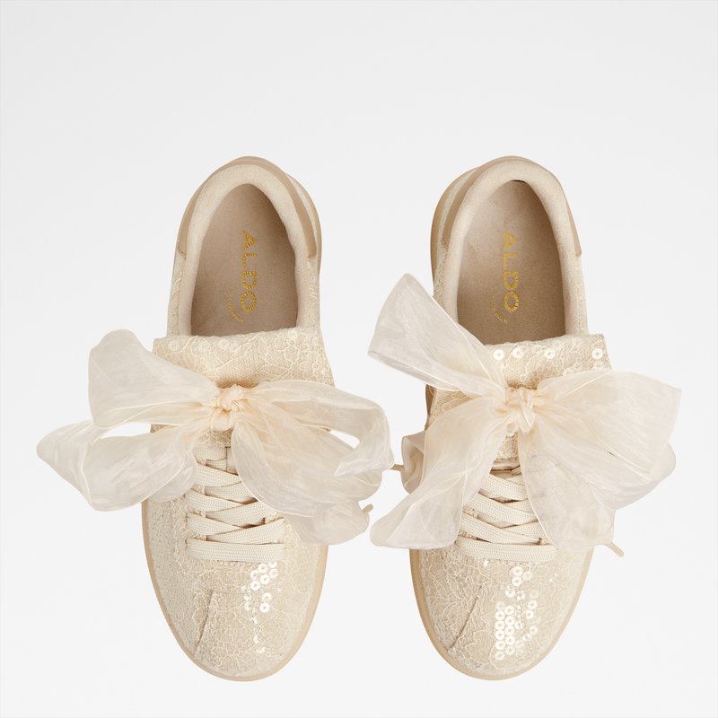 Aldo ženske tenisice ITSNEAKER SYN SEQUINS - bijela 5