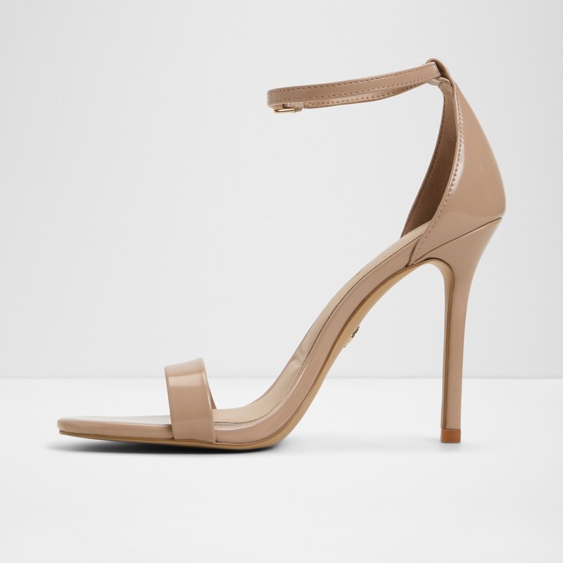 Aldo sandale na visoku petu JACYNTHE SYN SHINY - bež 5