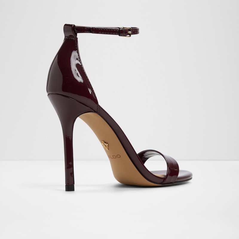 Aldo sandale na visoku petu JACYNTHE SYN PATENT - crvena 2