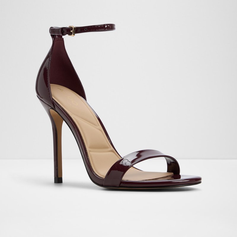 Aldo sandale na visoku petu JACYNTHE SYN PATENT - crvena 3