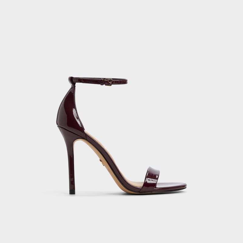 Aldo sandale na visoku petu JACYNTHE SYN PATENT - crvena 1