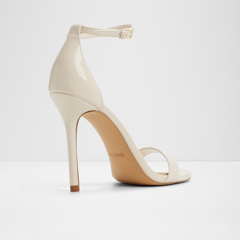 Aldo sandale na visoku petu JACYNTHE SYN SHINY - bijela 3