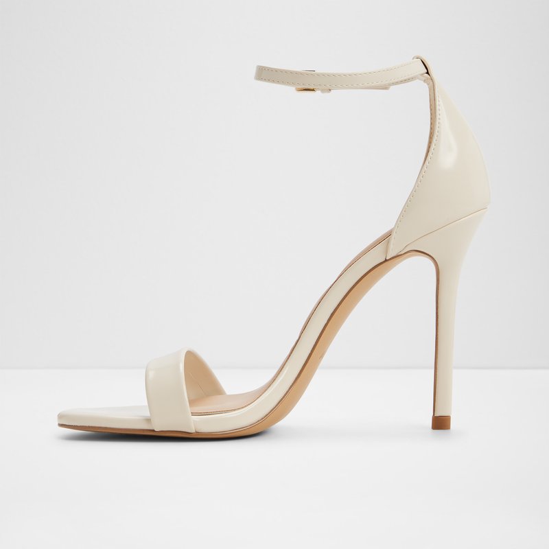 Aldo sandale na visoku petu JACYNTHE SYN SHINY - bijela 2