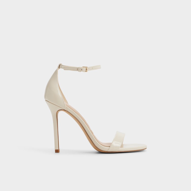 Aldo sandale na visoku petu JACYNTHE SYN SHINY - bijela 1