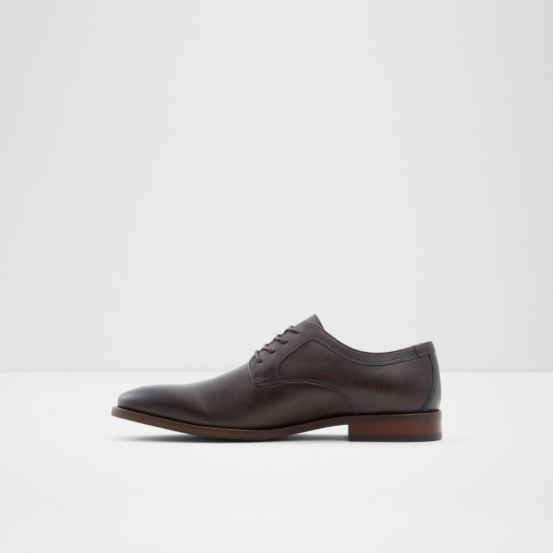 Aldo oxford cipele JARRAHFLEX-W LEA SMOOTH - smeđa 3