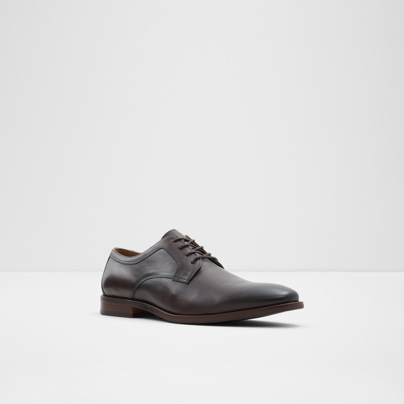Aldo oxford cipele JARRAHFLEX-W LEA SMOOTH - smeđa 4