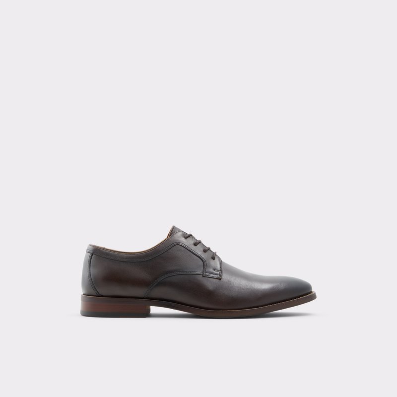 Aldo oxford cipele JARRAHFLEX-W LEA SMOOTH - smeđa 1