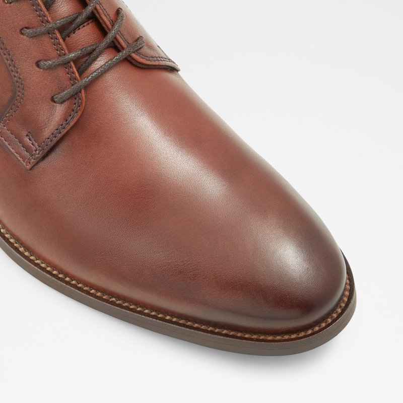 Aldo oxford cipele JARRAHFLEX-W LEA SMOOTH - smeđa 5