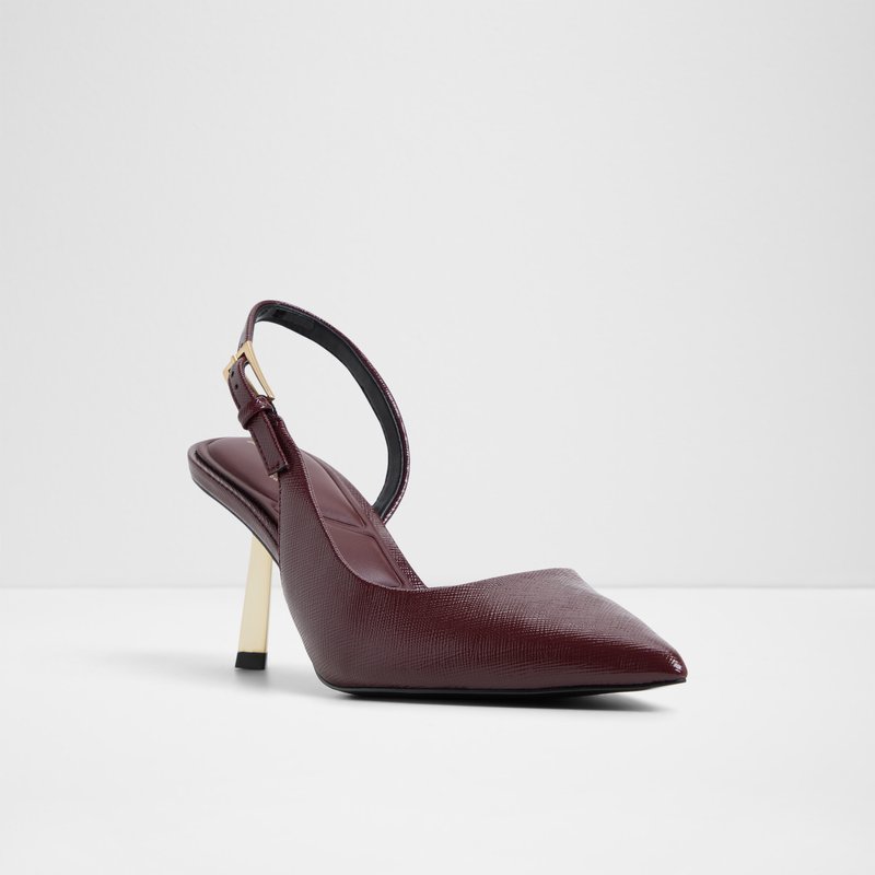 Aldo cipele na srednje visoku petu JEANNY SYN PATENT - crvena 2