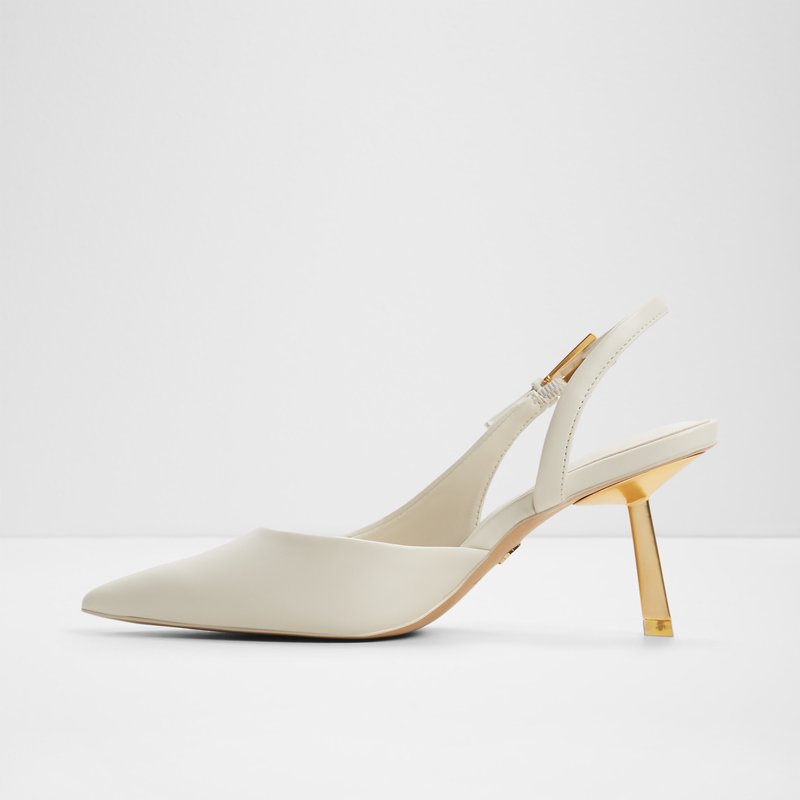 Aldo cipele na srednje visoku petu JEANNY SYN SMOOTH - bijela 6