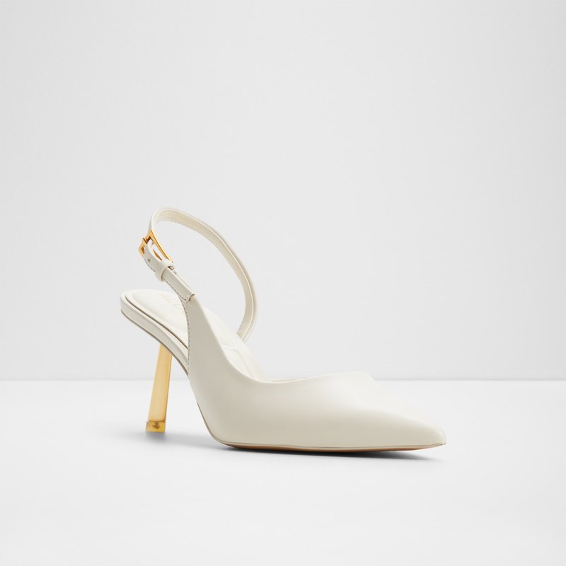 Aldo cipele na srednje visoku petu JEANNY SYN SMOOTH - bijela 3