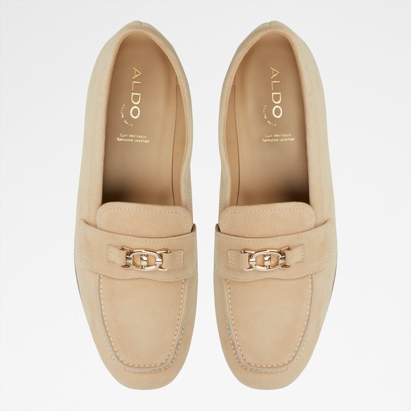 Aldo kožne mokasinke JOANA LEA SUEDE - bež 5
