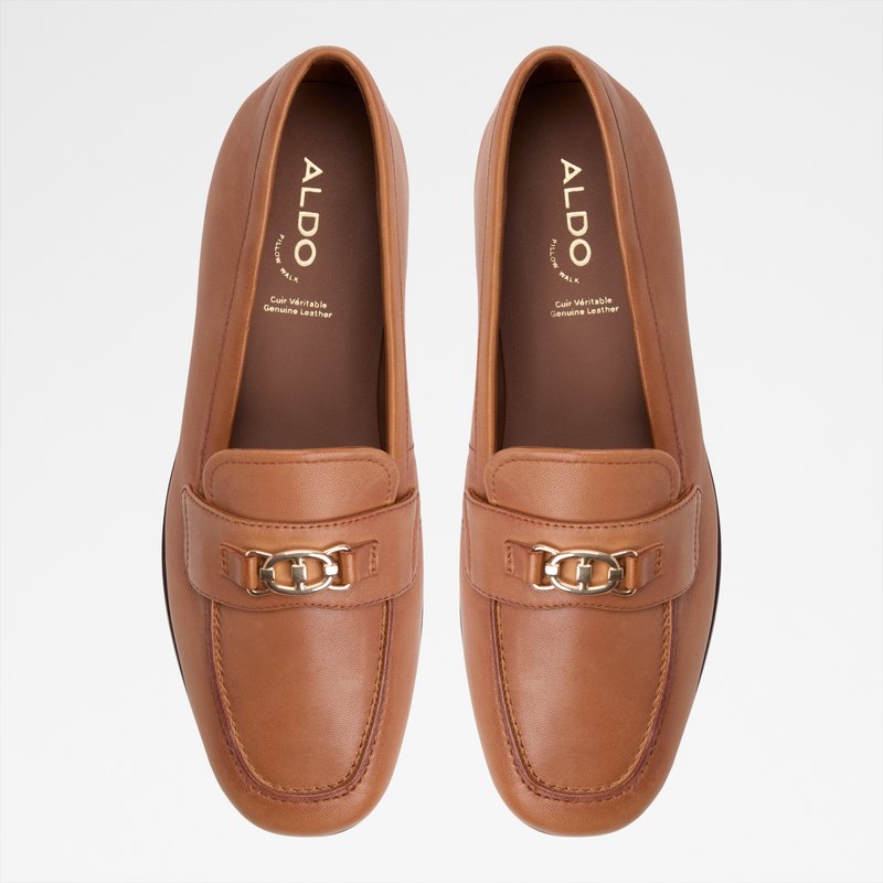 Aldo kožne mokasinke JOANA LEA SMOOTH - smeđa 5