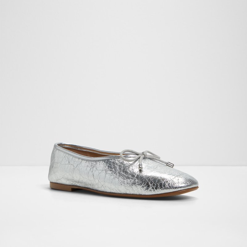 Aldo balerinke JOSELIE LEA CRINKLE - srebrna 6