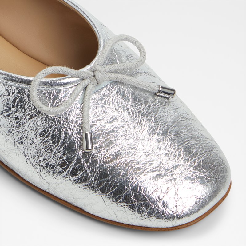 Aldo balerinke JOSELIE LEA CRINKLE - srebrna 4