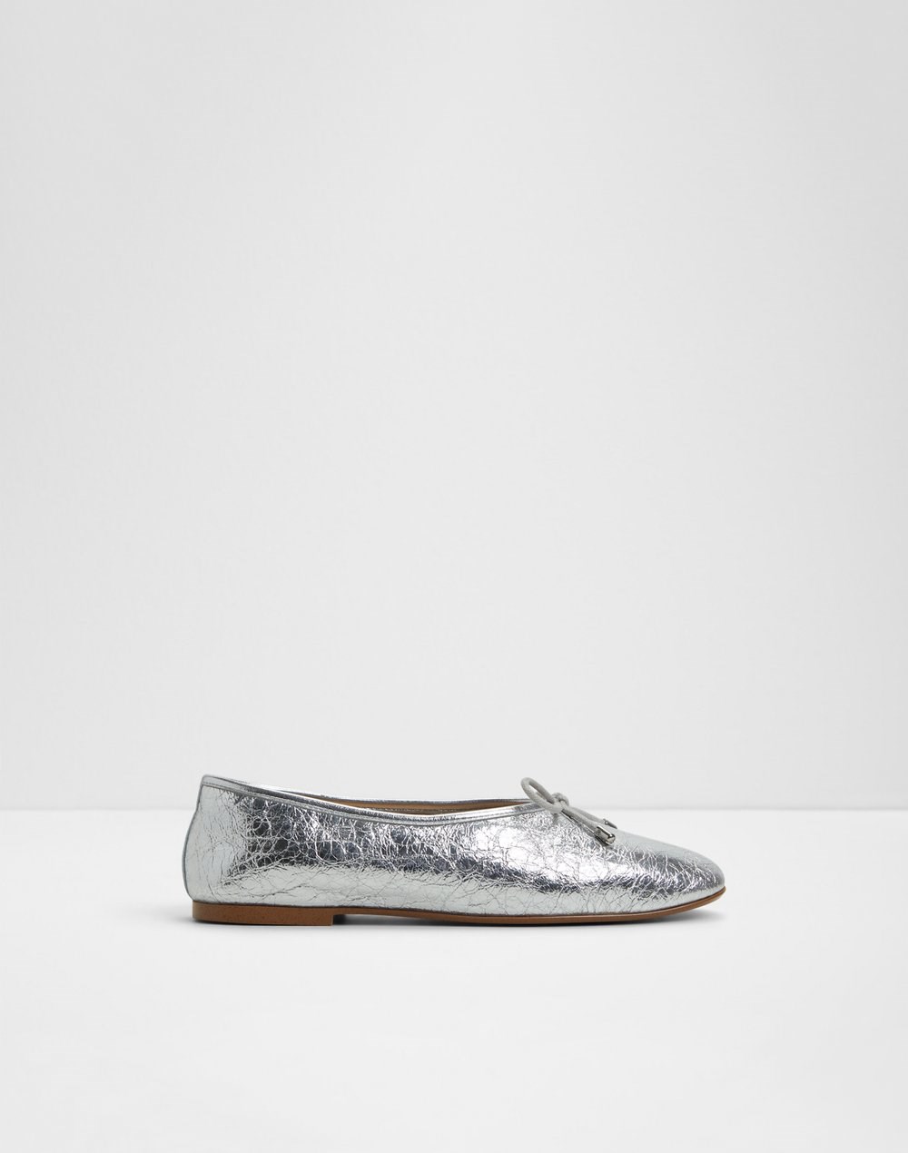 Aldo balerinke JOSELIE LEA CRINKLE - srebrna