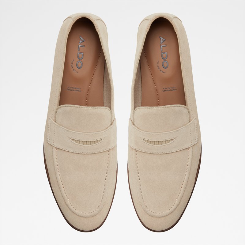 Aldo muške kožne mokasinke JOURNEY LEA SUEDE - bež 5