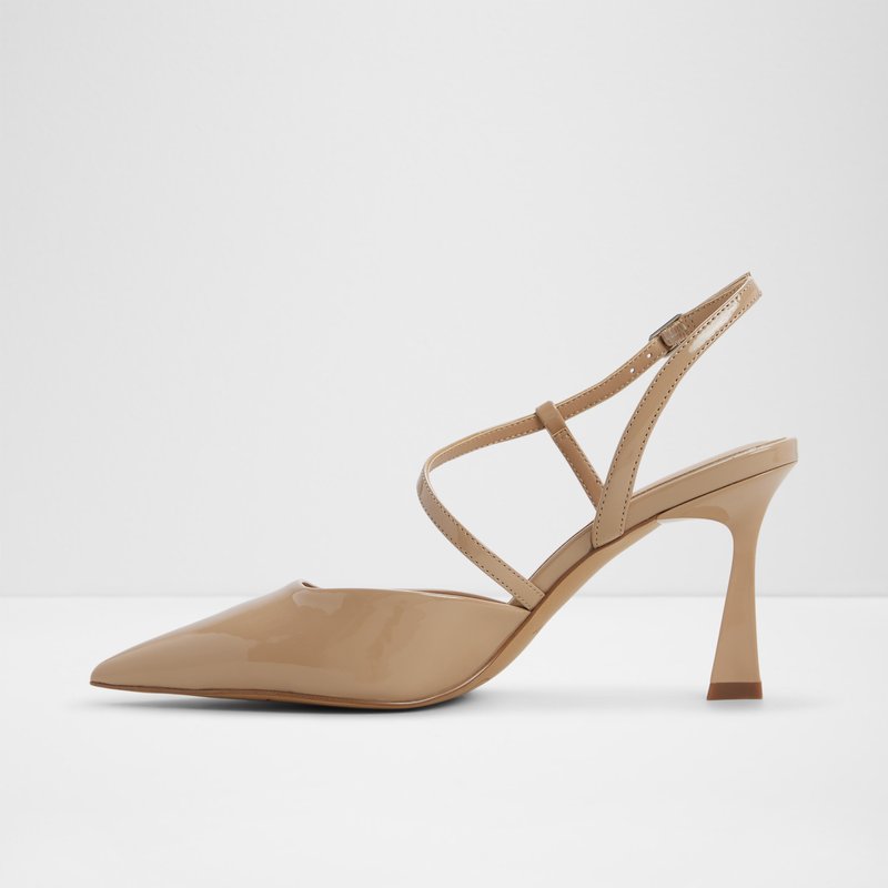 Aldo cipele na srednje visoku petu JULEZ SYN PATENT - bež 6
