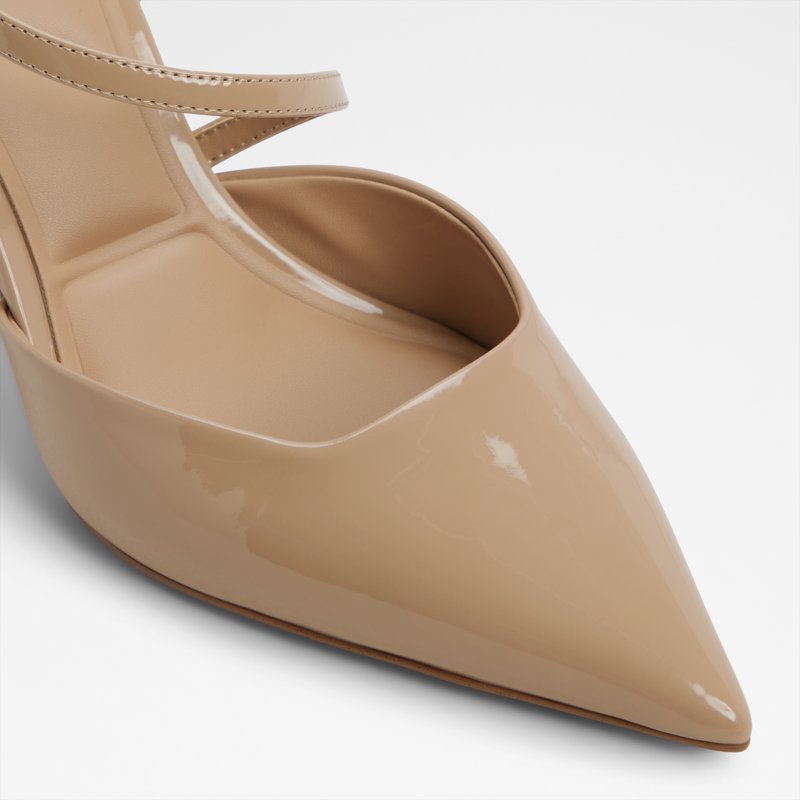 Aldo cipele na srednje visoku petu JULEZ SYN PATENT - bež 4