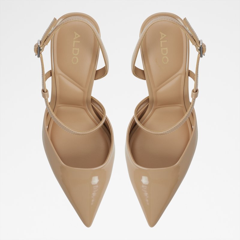 Aldo cipele na srednje visoku petu JULEZ SYN PATENT - bež 5
