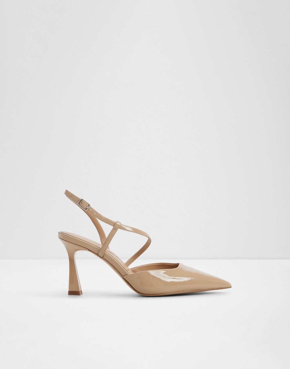 Aldo cipele na srednje visoku petu JULEZ SYN PATENT - bež