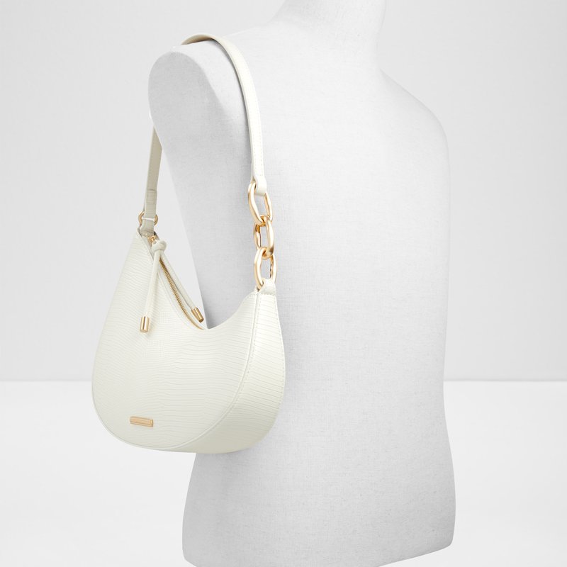 Aldo torbica za nošenje na ramenu KAMILLE SYN MIX MAT - bijela 3