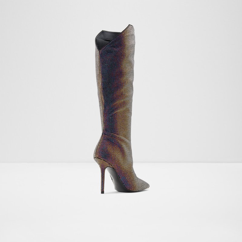 Aldo čizme do koljena KARLAH TEX SHINY - multicolor 2
