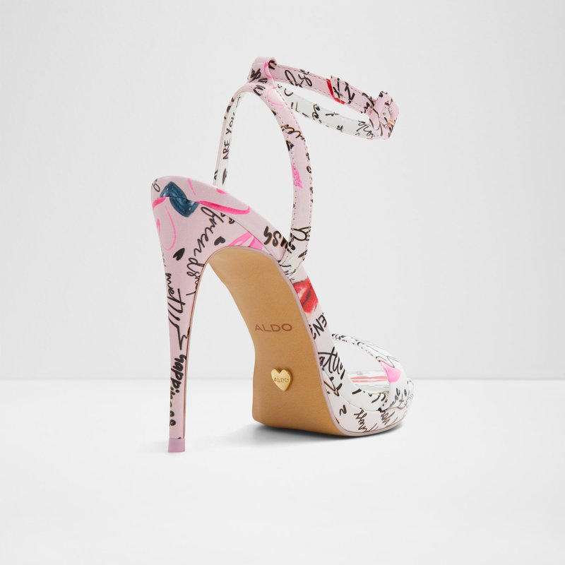 Aldo sandale na visoku petu KAT SYN PATENT - multicolor 6