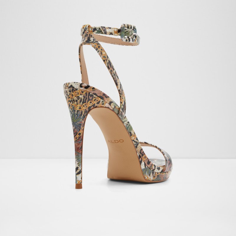 Aldo sandale na visoku petu KATELINA SYN PATENT - multicolor 6