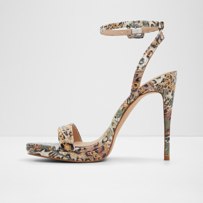 Aldo sandale na visoku petu KATELINA SYN PATENT - multicolor 2